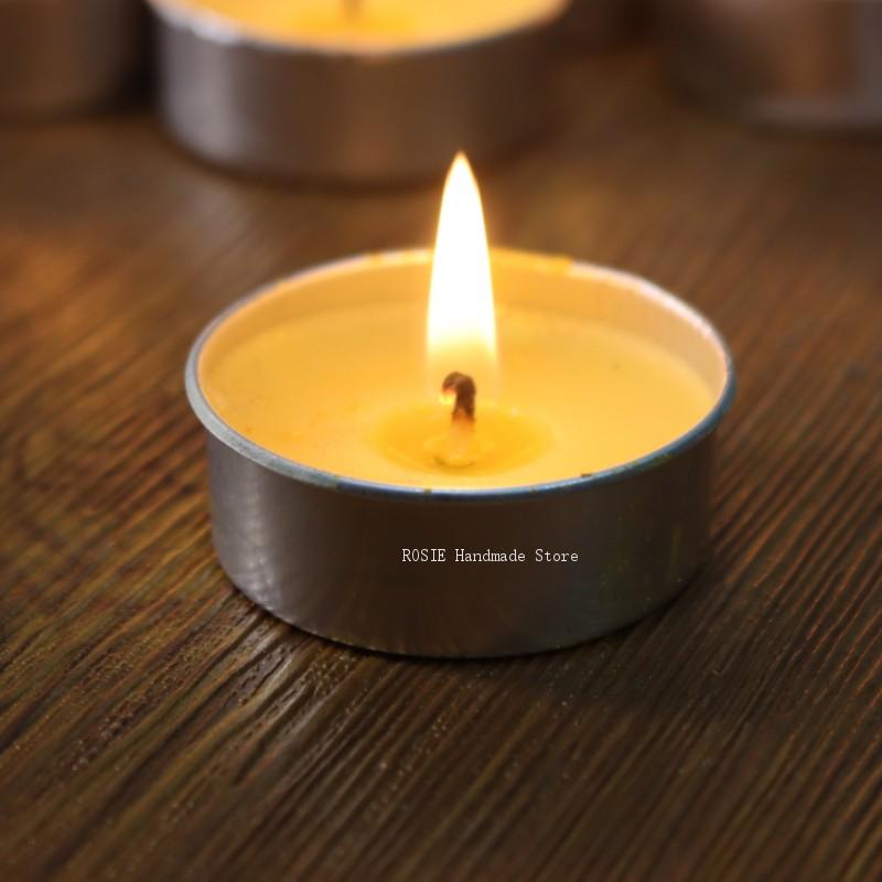 Candle Supplies Jars - Puste okrągłe aluminiowe pudełko z 100