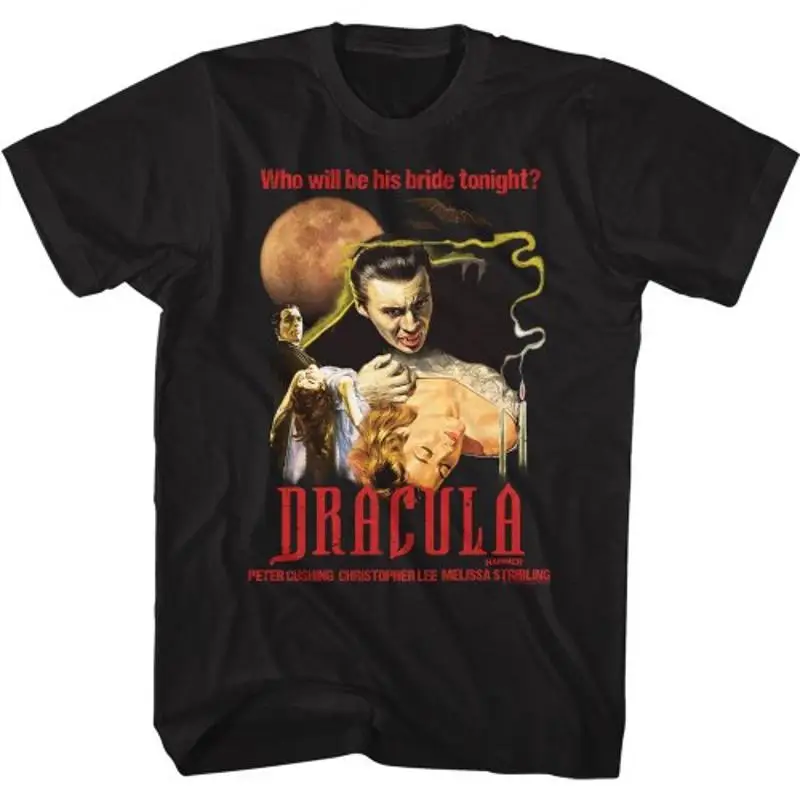 Black Tin Candle - Koszulka Hammer Horror Dracula Księżyc i