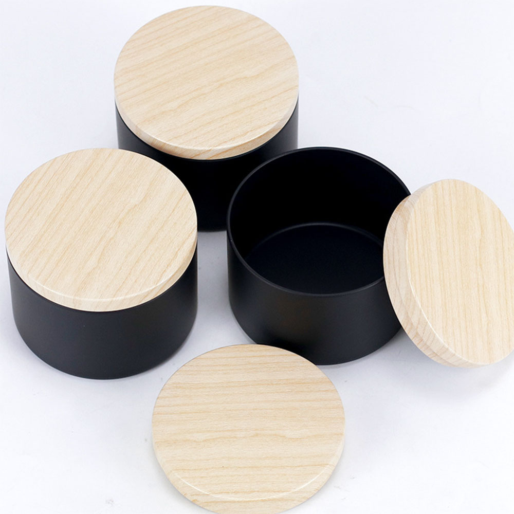 24 szt. czarnych słoików na św – Black Tin Candle recenzja i cena