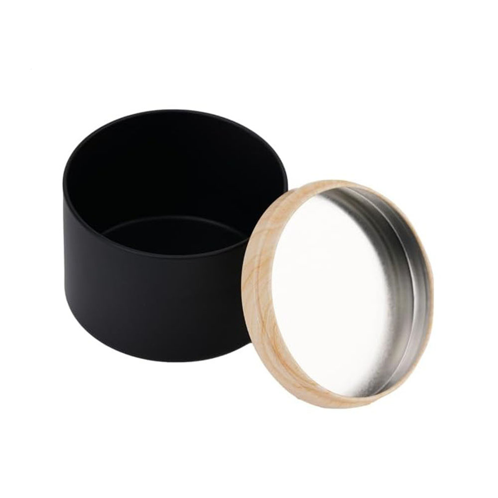 24 szt. czarnych słoików na św – Black Tin Candle recenzja i cena