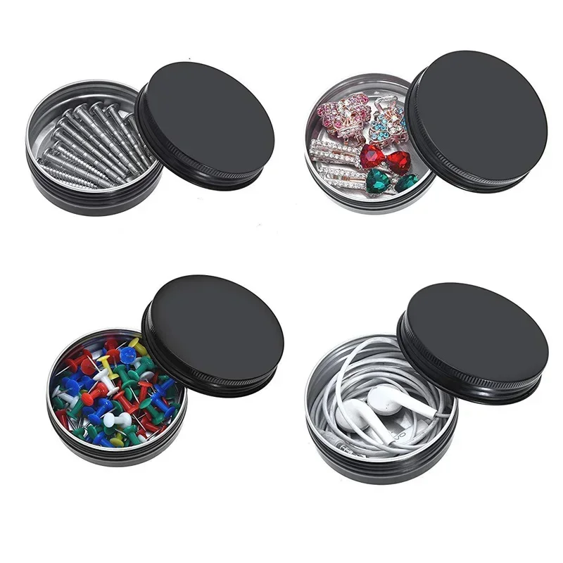 50 sztuk czarnych pustych słoi – Black Tin Candle recenzja i cena