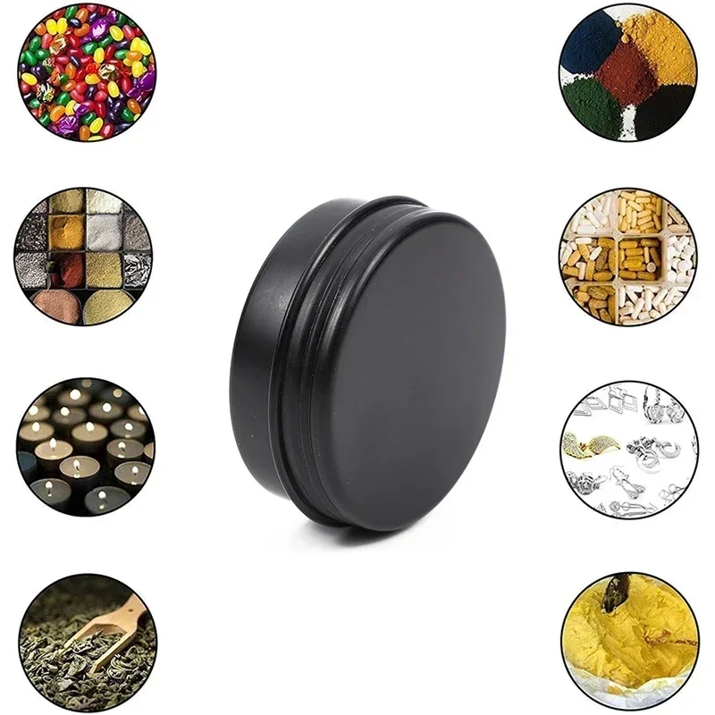50 sztuk czarnych pustych słoi – Black Tin Candle recenzja i cena