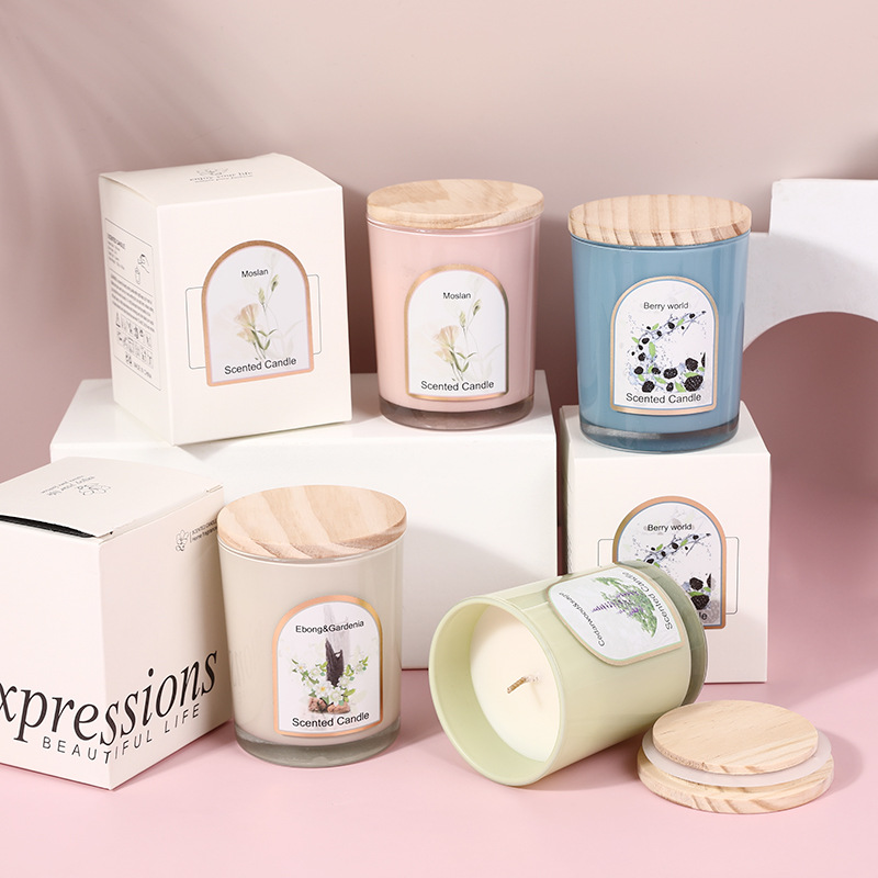 Drewniana osłonka, kolorowe sz – Candle Souvenir recenzja i cena
