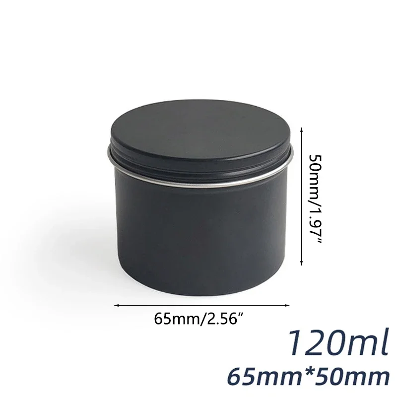 10/20/30Pcs 100/120ml okrągły  – Black Tin Candle recenzja i cena