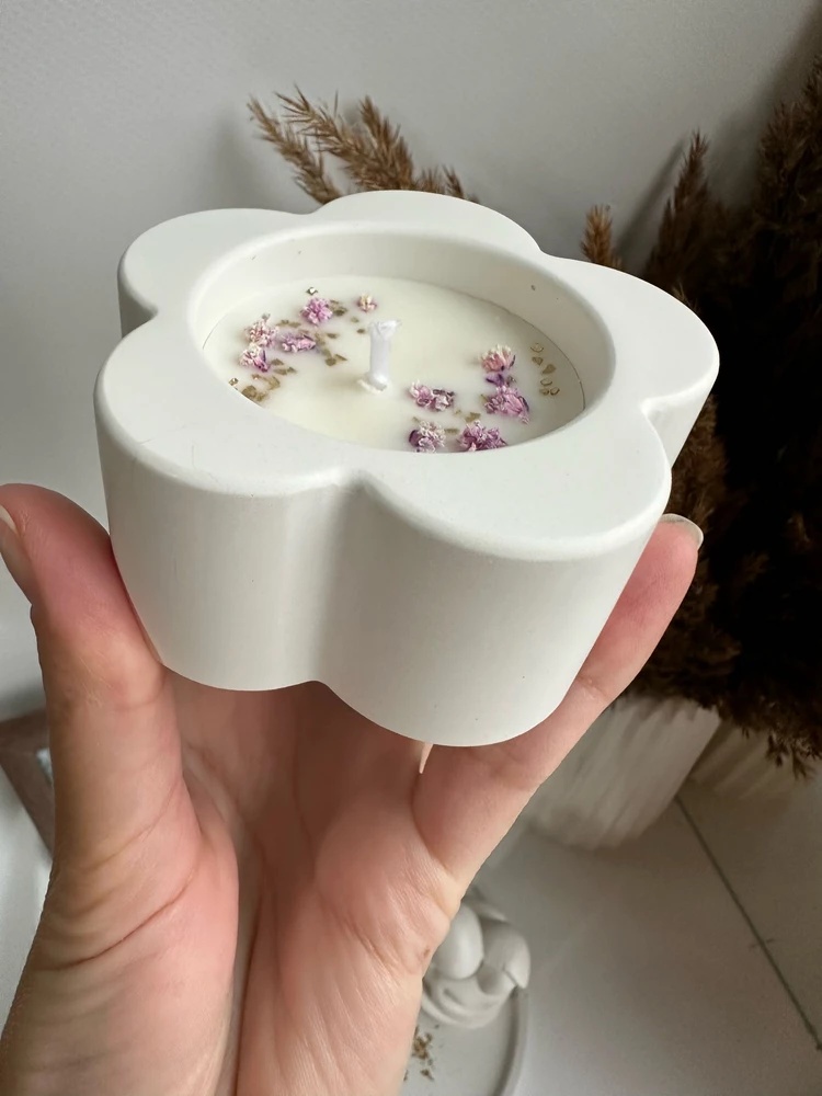3D w kształcie kwiatu śliwy cy – Candle Supplies Jars recenzja i cena